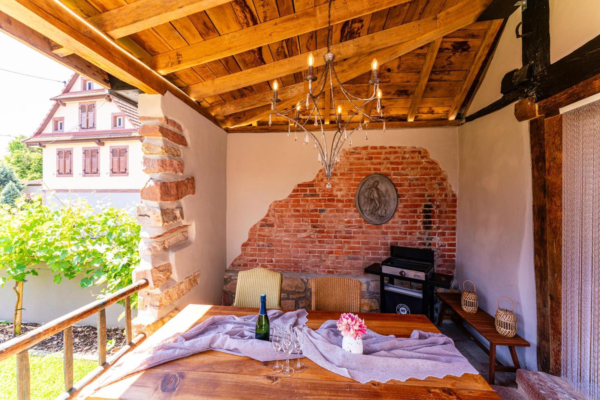 Maison 1775 Ferien Im Historischen Bauernhaus Mit Sauna, Wissembourg, Elsass Ingolsheim المظهر الخارجي الصورة
